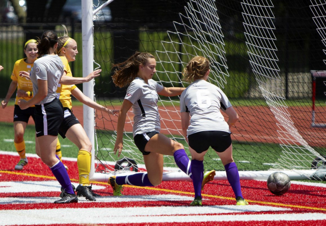 Eagles captain Amber Kern scores her third goal of the 2018 season | Daniel Herlensky