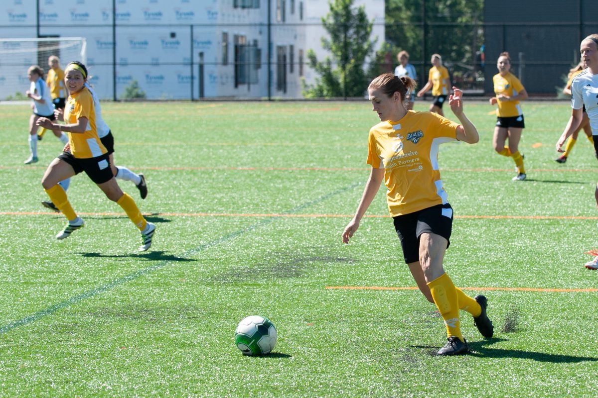 Eagles' midfielder Kelly DeNiro scored her second goal of the 2018 season Sunday against Pittsburgh | Ralph Schudel